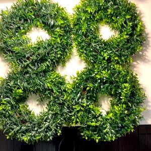 Boxwood wreaths